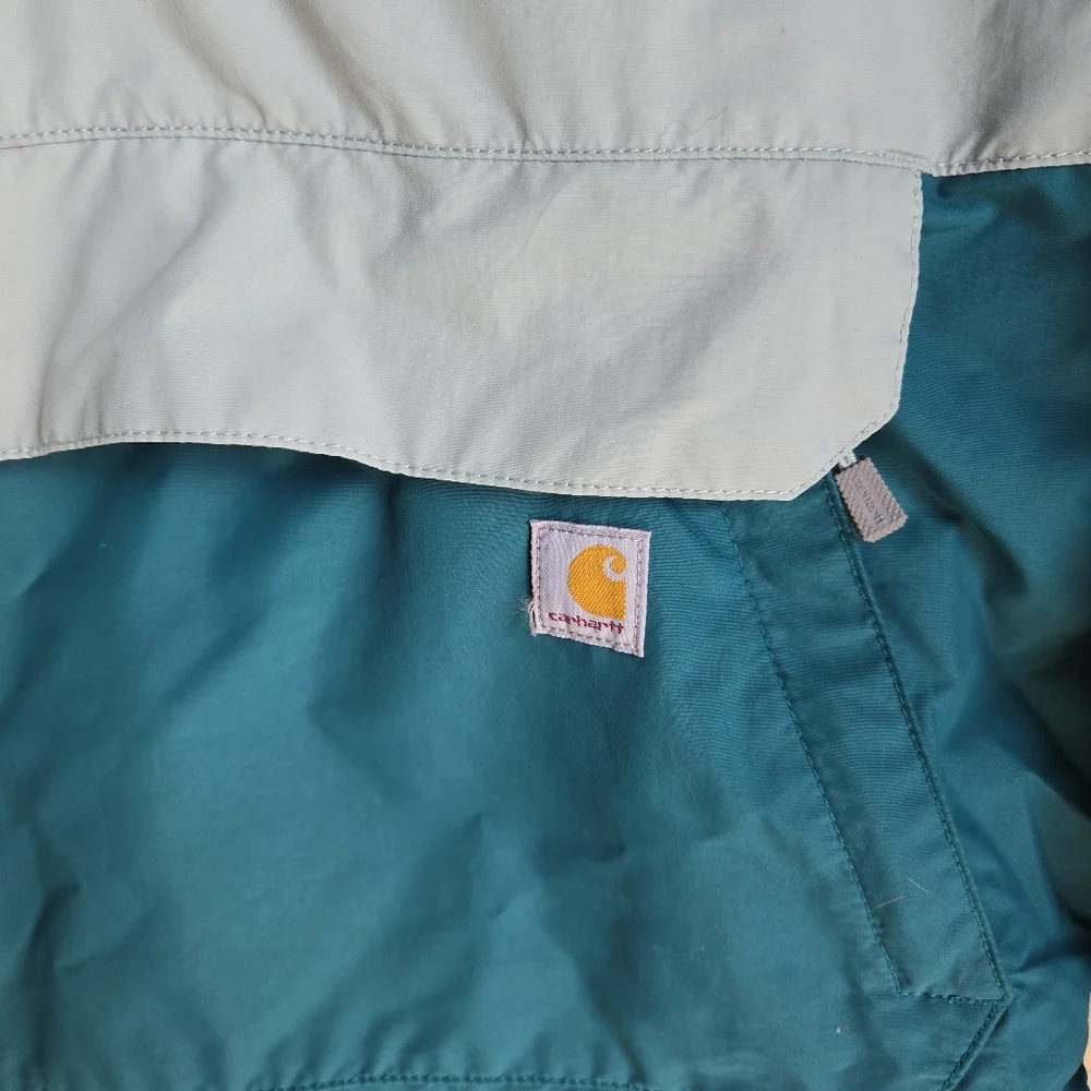 Carhartt Women's Rain Defender Loose Fit Lightweight Packable Anorak,Shaded sz S - Picture 4 of 7